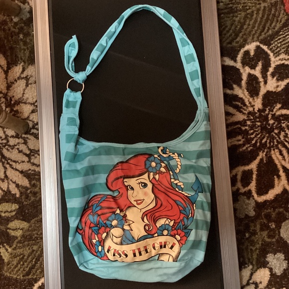 Loungefly Handbags - NWOT Loungefly Little Mermaid Kiss the Girl hobo bag🧜‍♀️